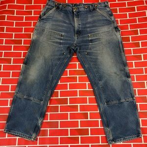 Vintage Carhartt Double Knee Dungaree fit jeans